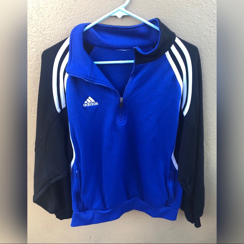 Adidas pullover track jacket